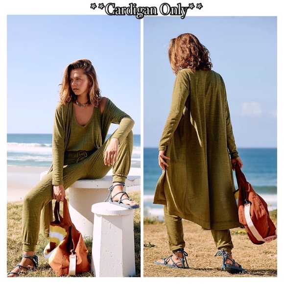 Free People Sweaters - NWOT CARDIGAN ONLY Free People Bicoastal Duster Cardigan - Size M